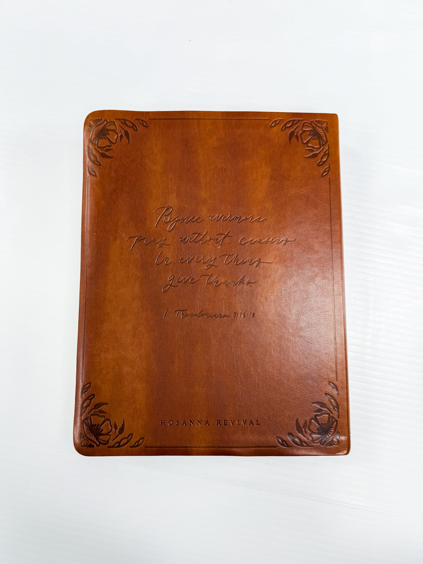 Large Print Leather Notetaking Bible : KJV