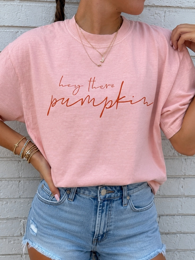 Hey There Pumpkin Peachy Tee