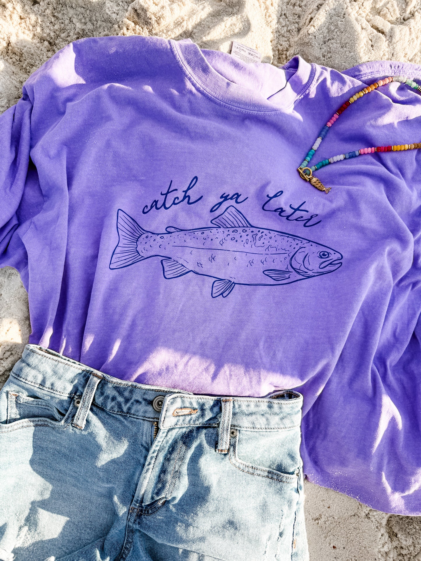 Catch Ya Later Violet Tee
