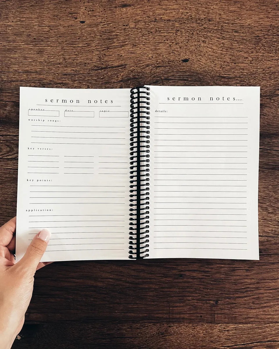 Sermon Notes Journal
