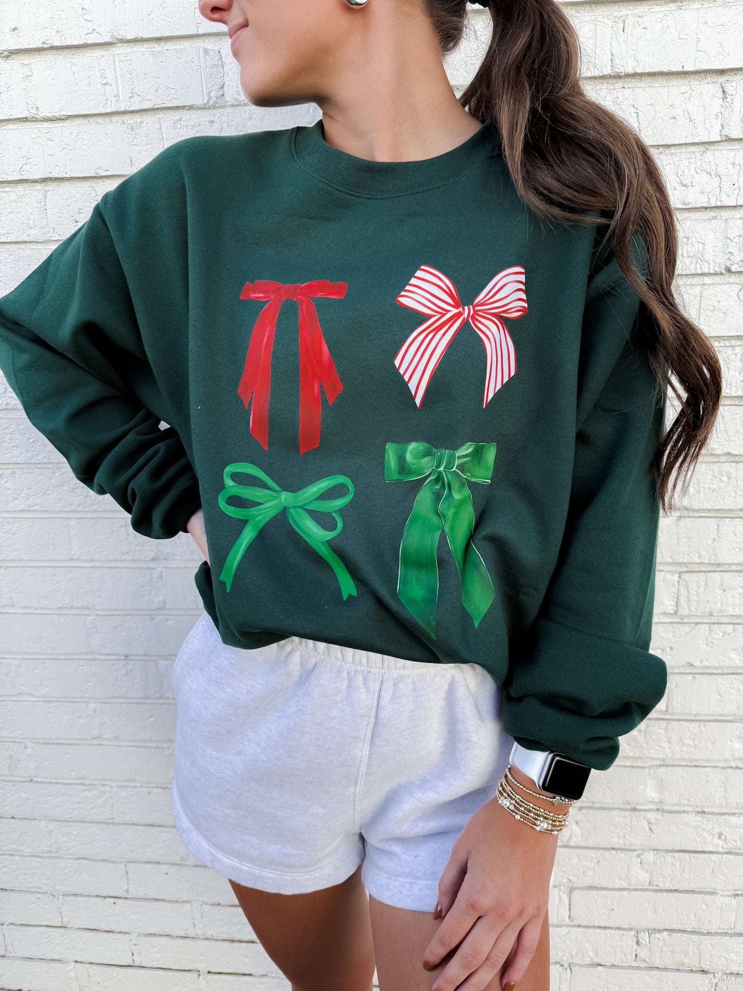 Christmas Bows Sweatshirt