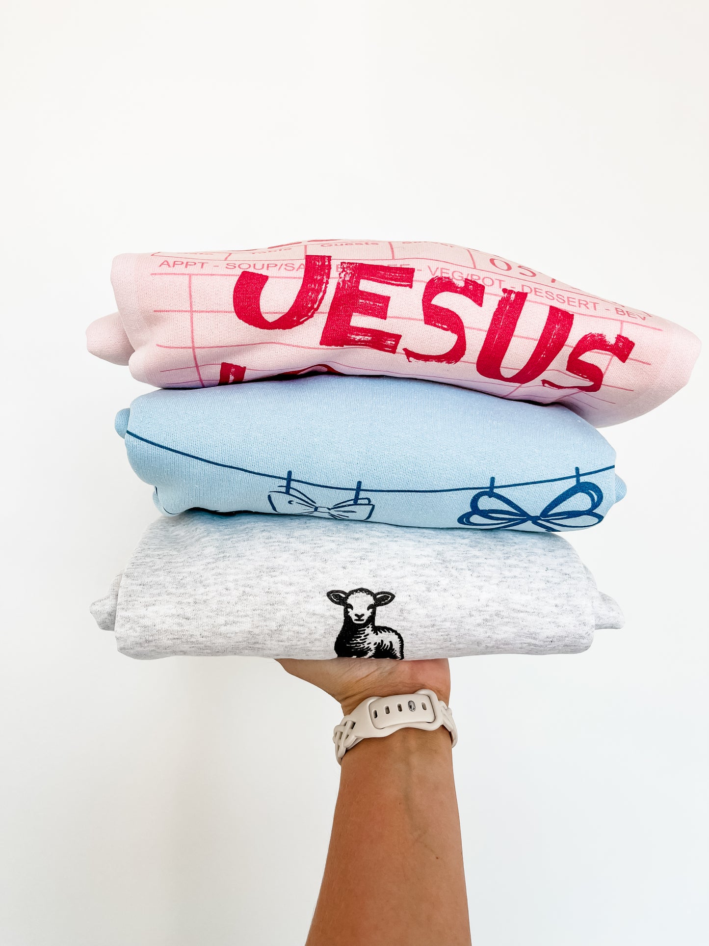 Count Your Blessings Bow Sweatshirt