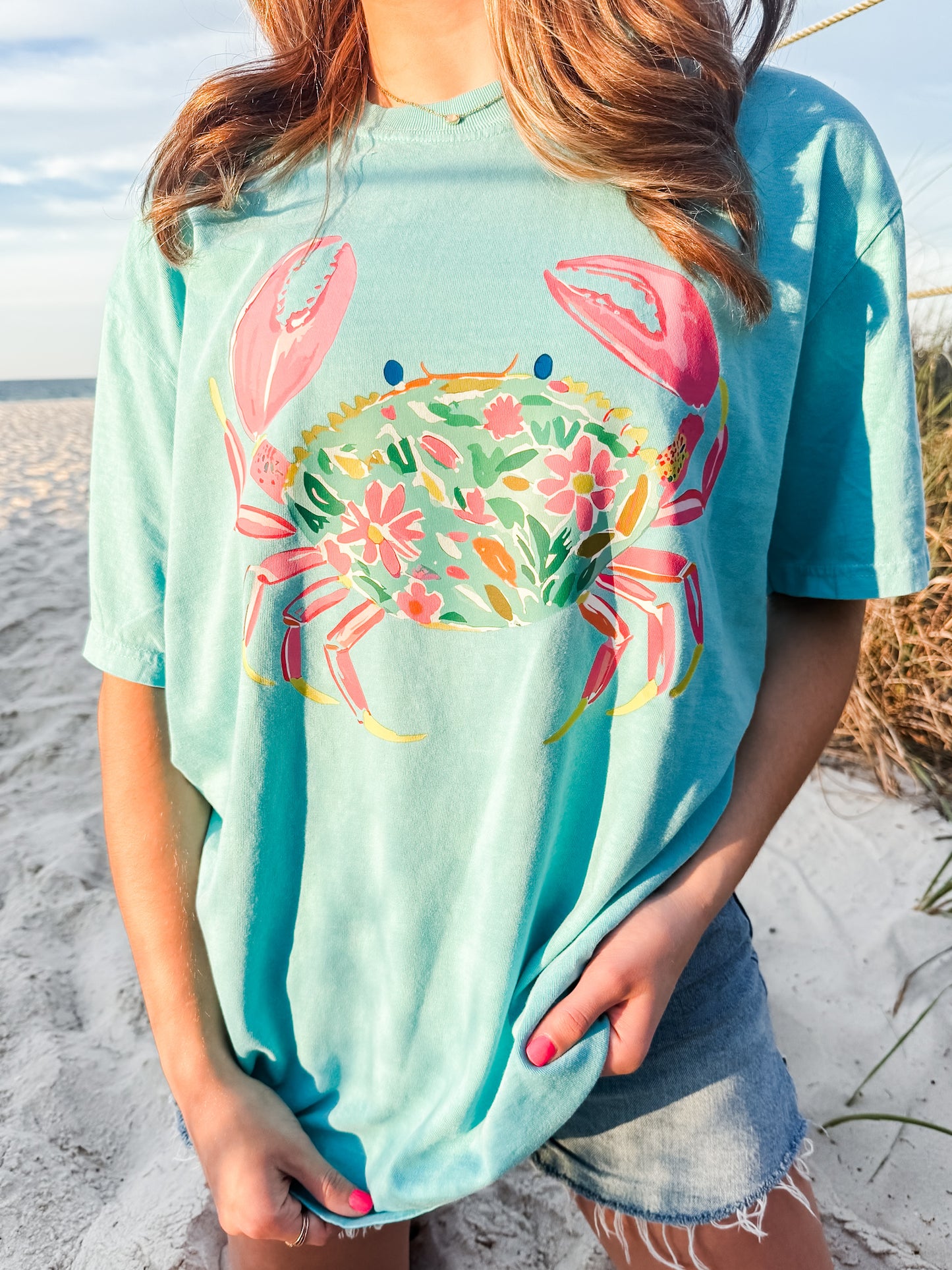Watercolor Crab Tee