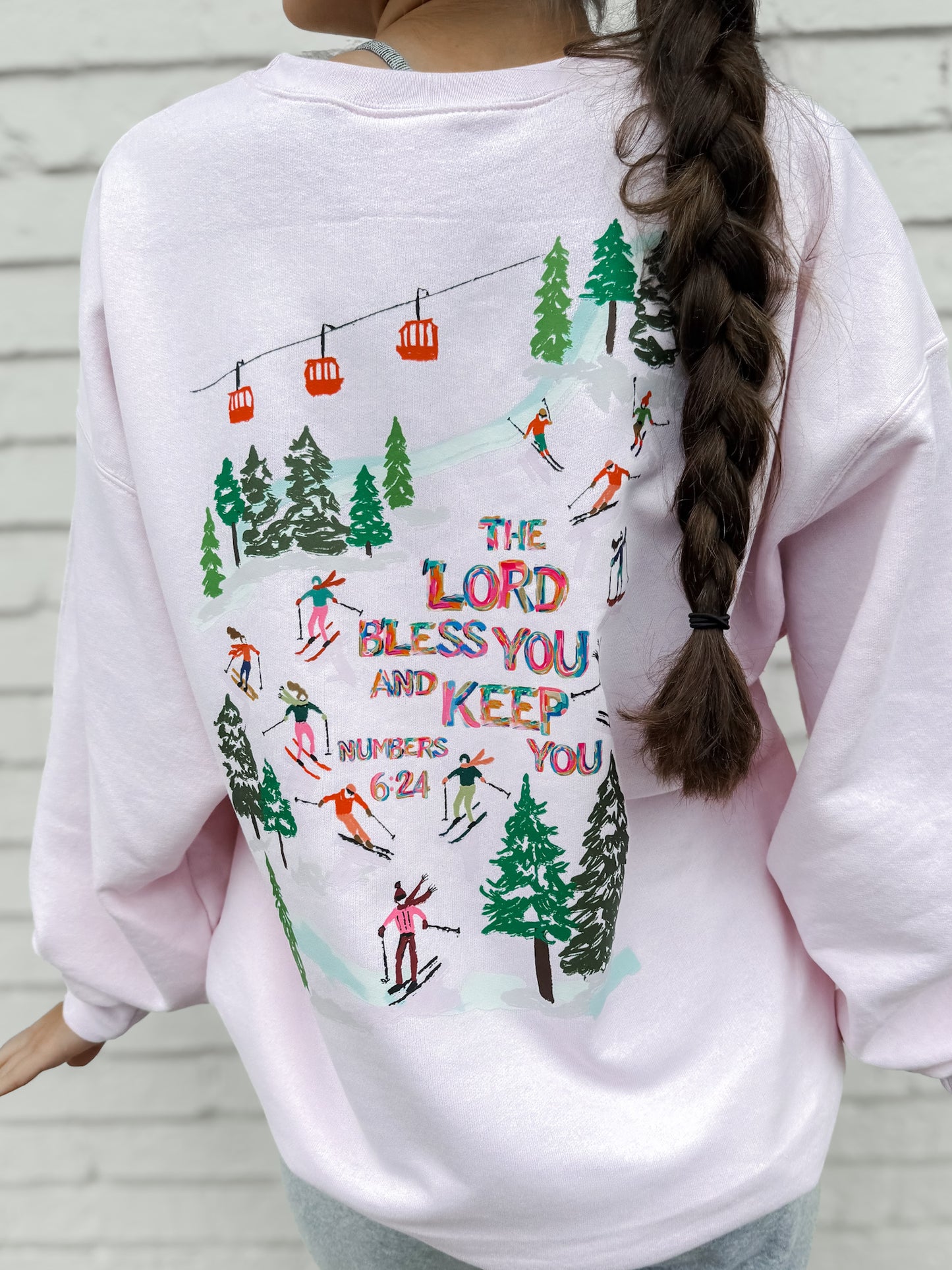 Numbers 6:24 Ski Sweatshirt