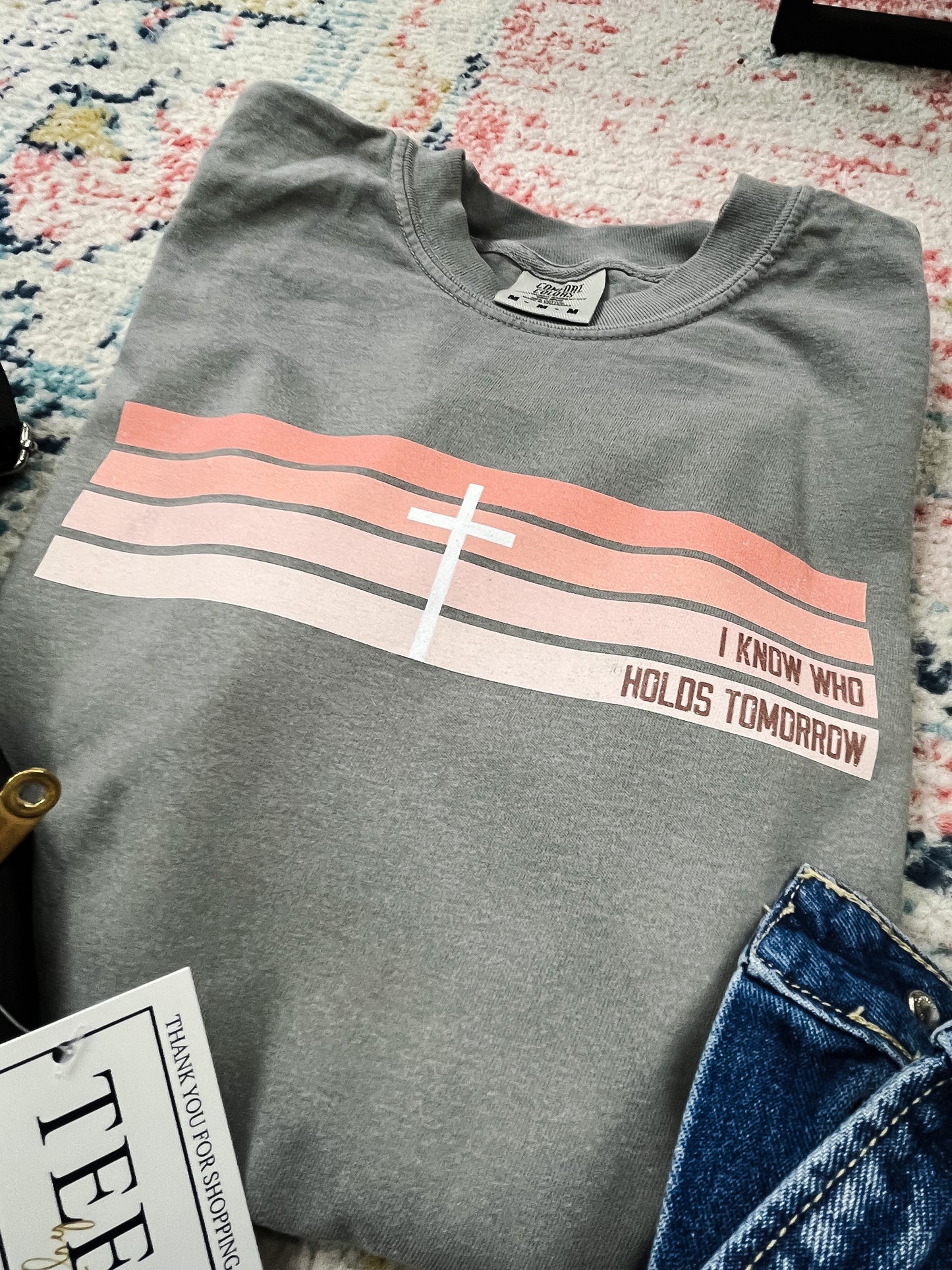 I Know Who Holds Tomorrow Tee