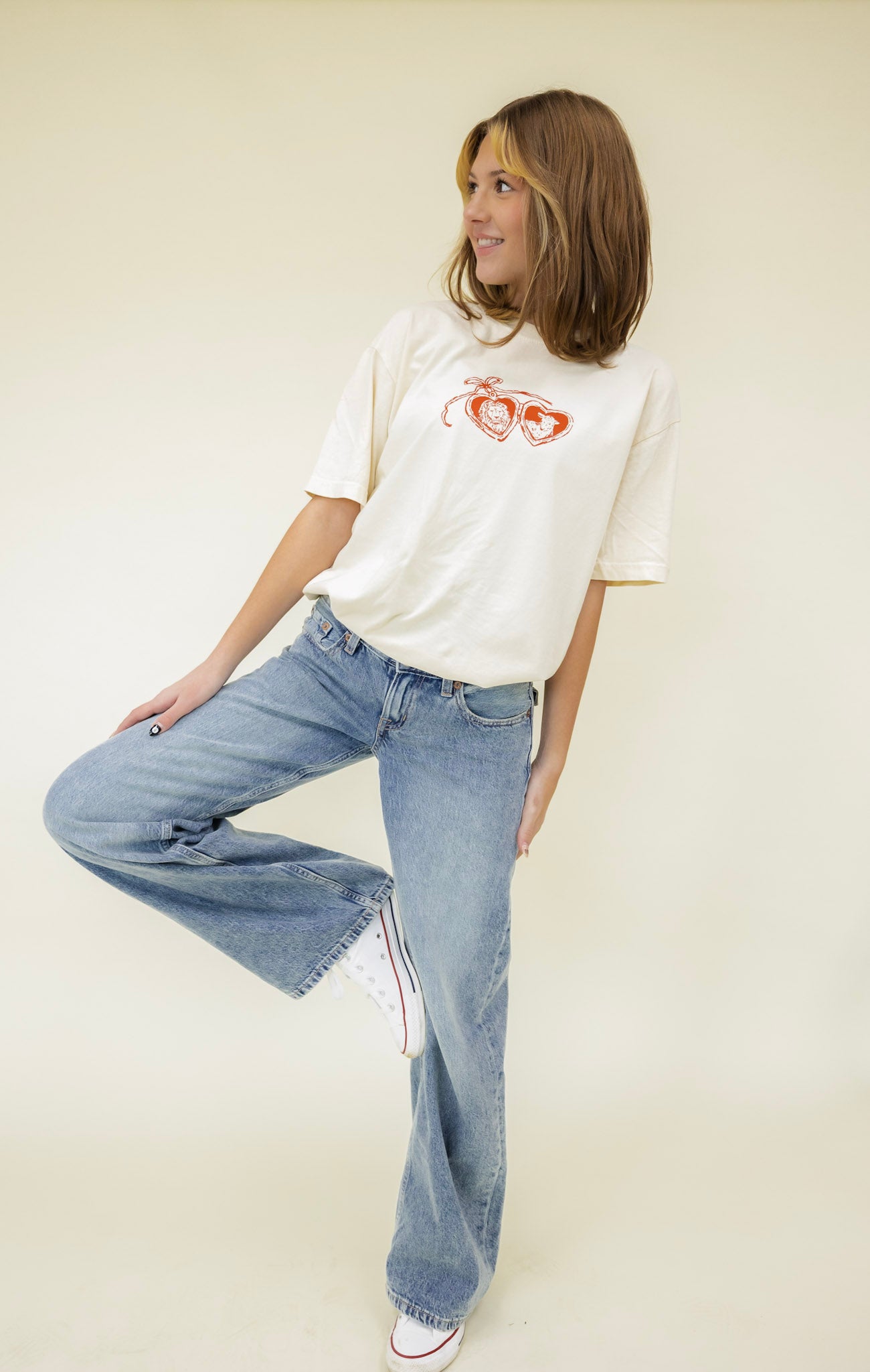 Lion & Lamb Locket Tee