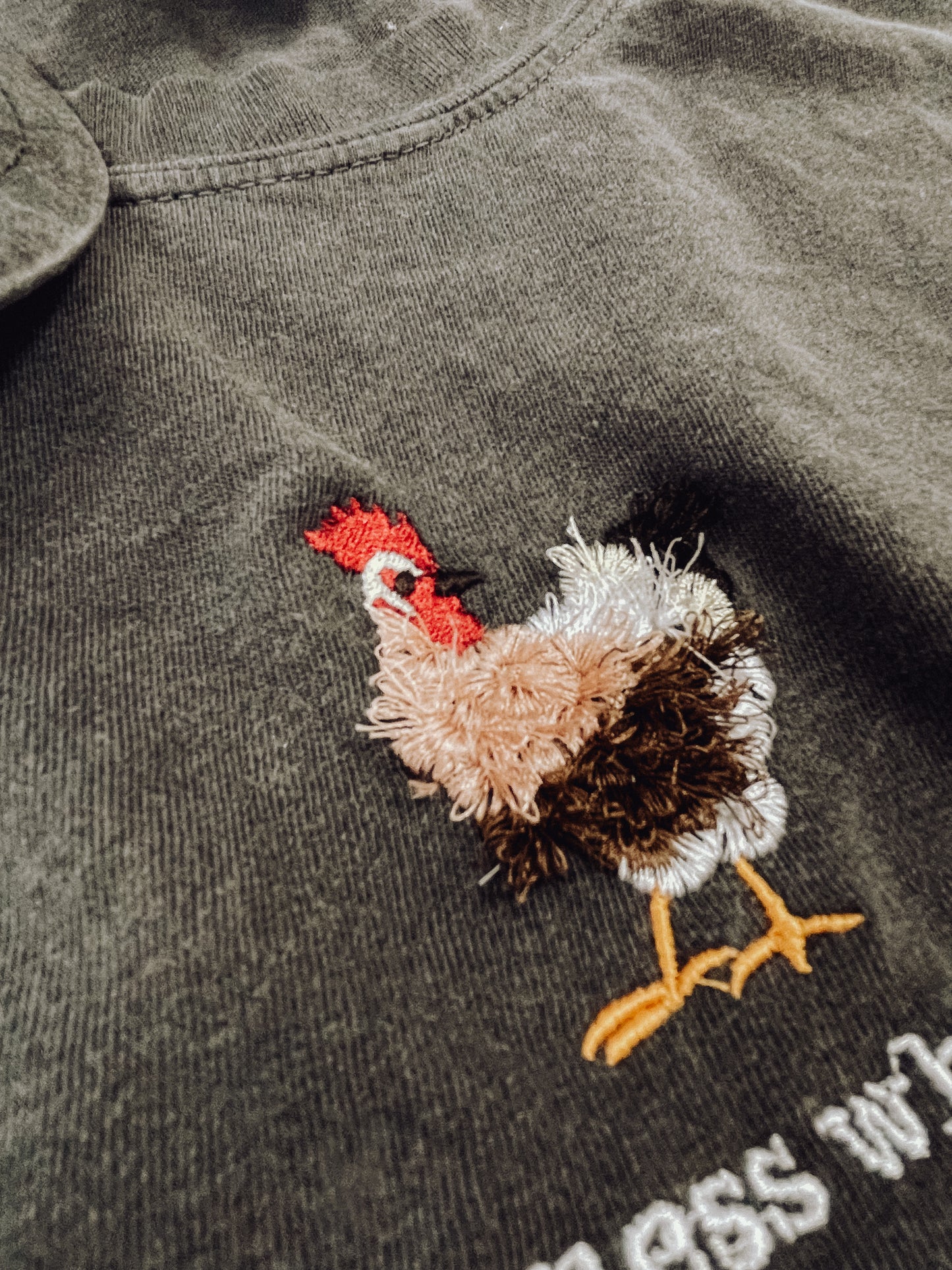 Guess What? Embroidered Tee