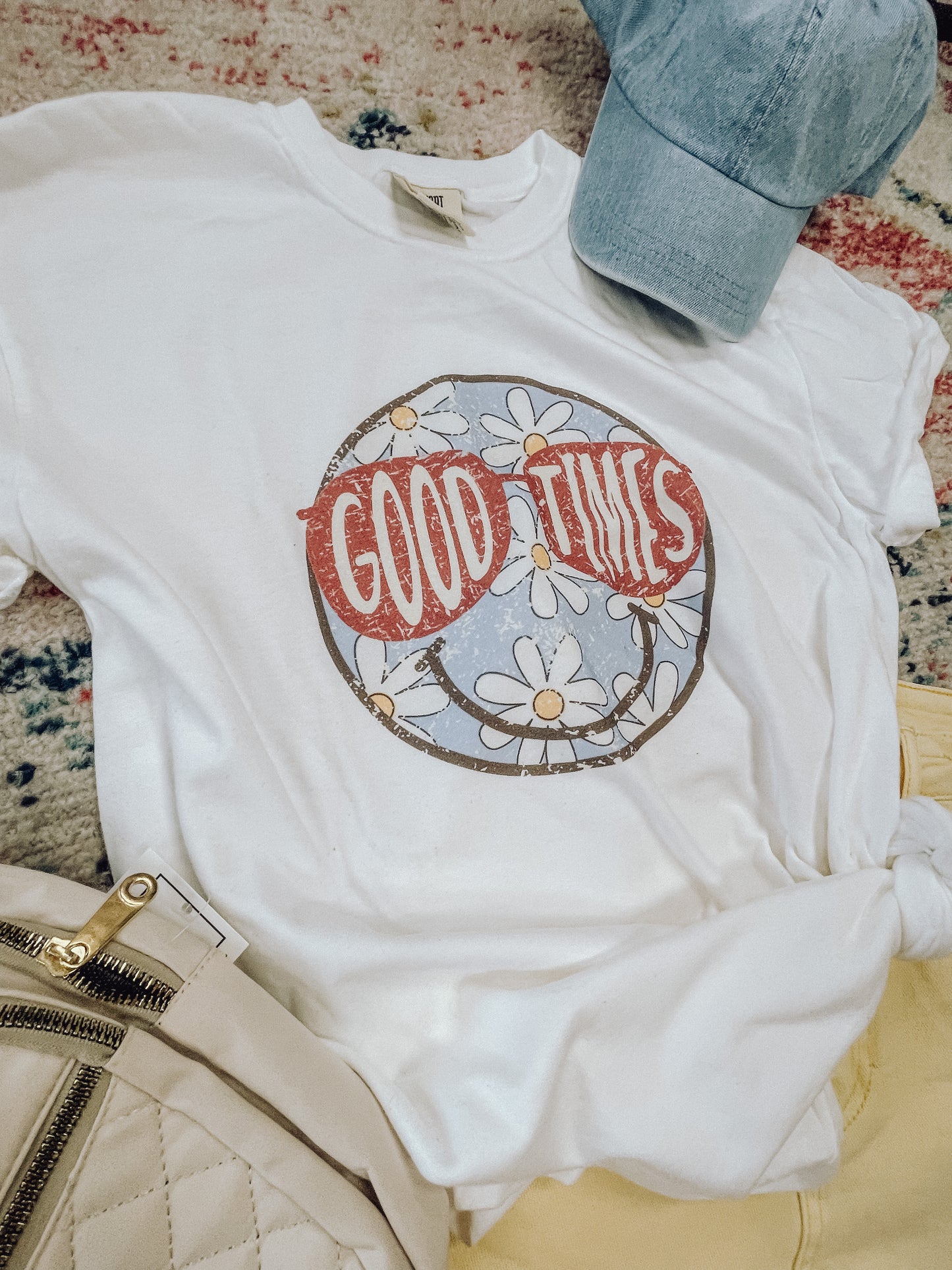 Good Times Smiley Tee