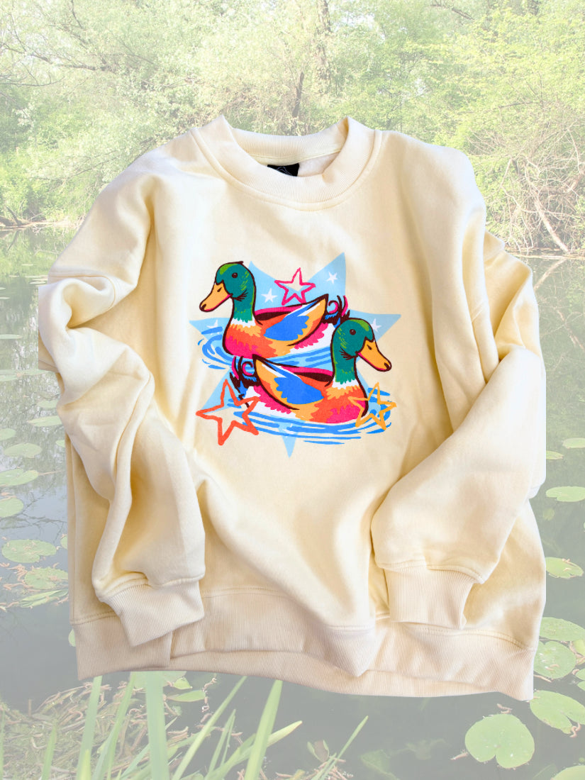 Vibrant Ducks Sweatshirt