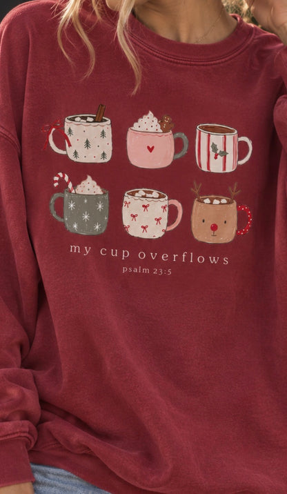Christmas Cup Overflows Tee/Sweatshirt
