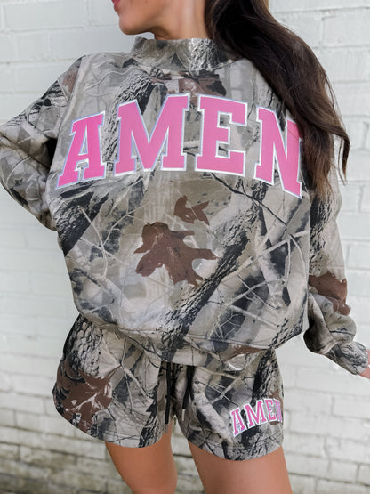 AMEN Mock-Neck Camo Set