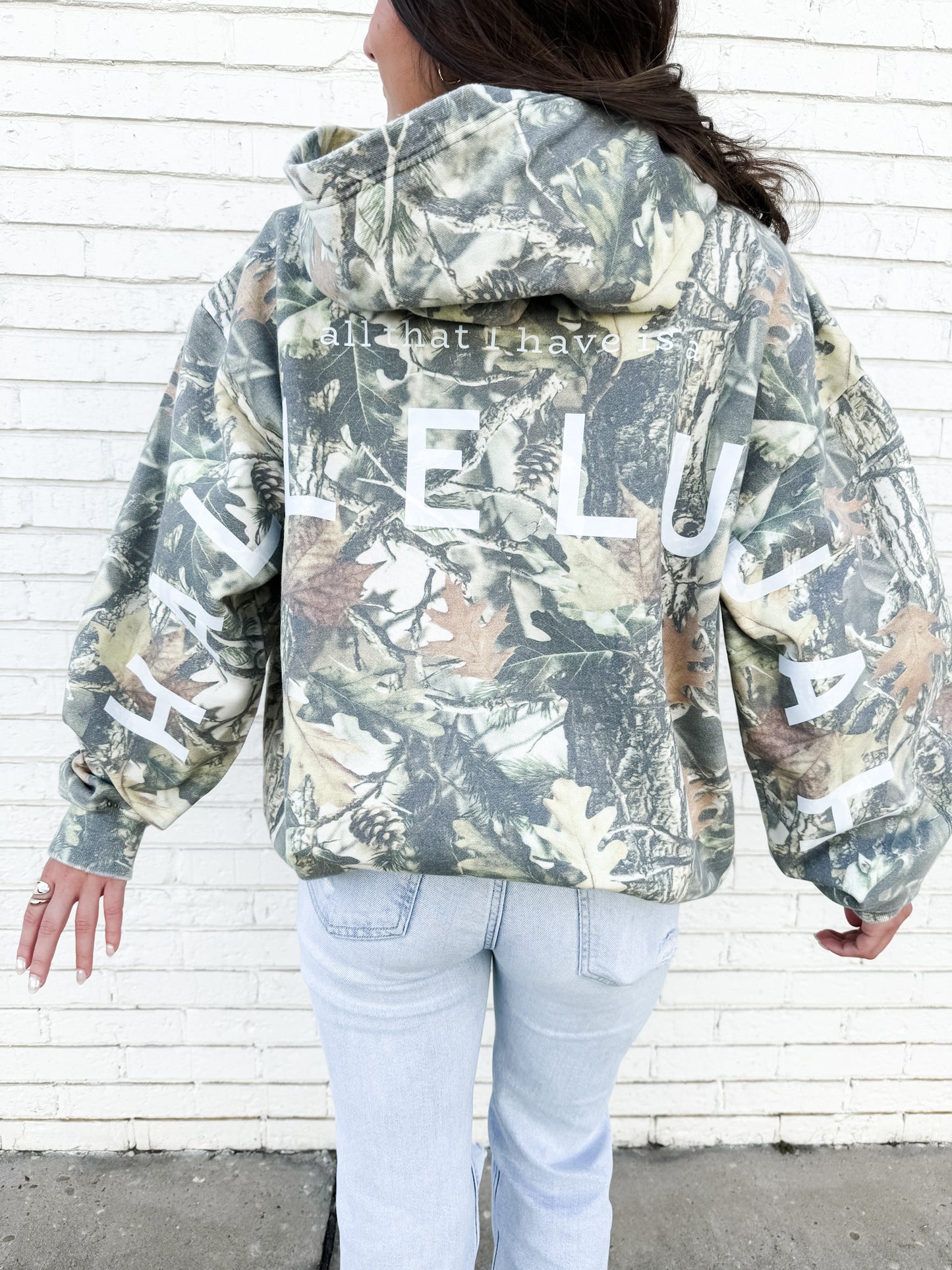 HALLELUJAH Camo Hoodie