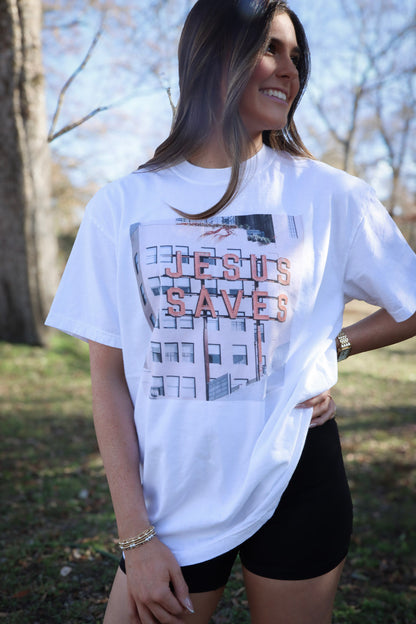 Jesus Saves Tee