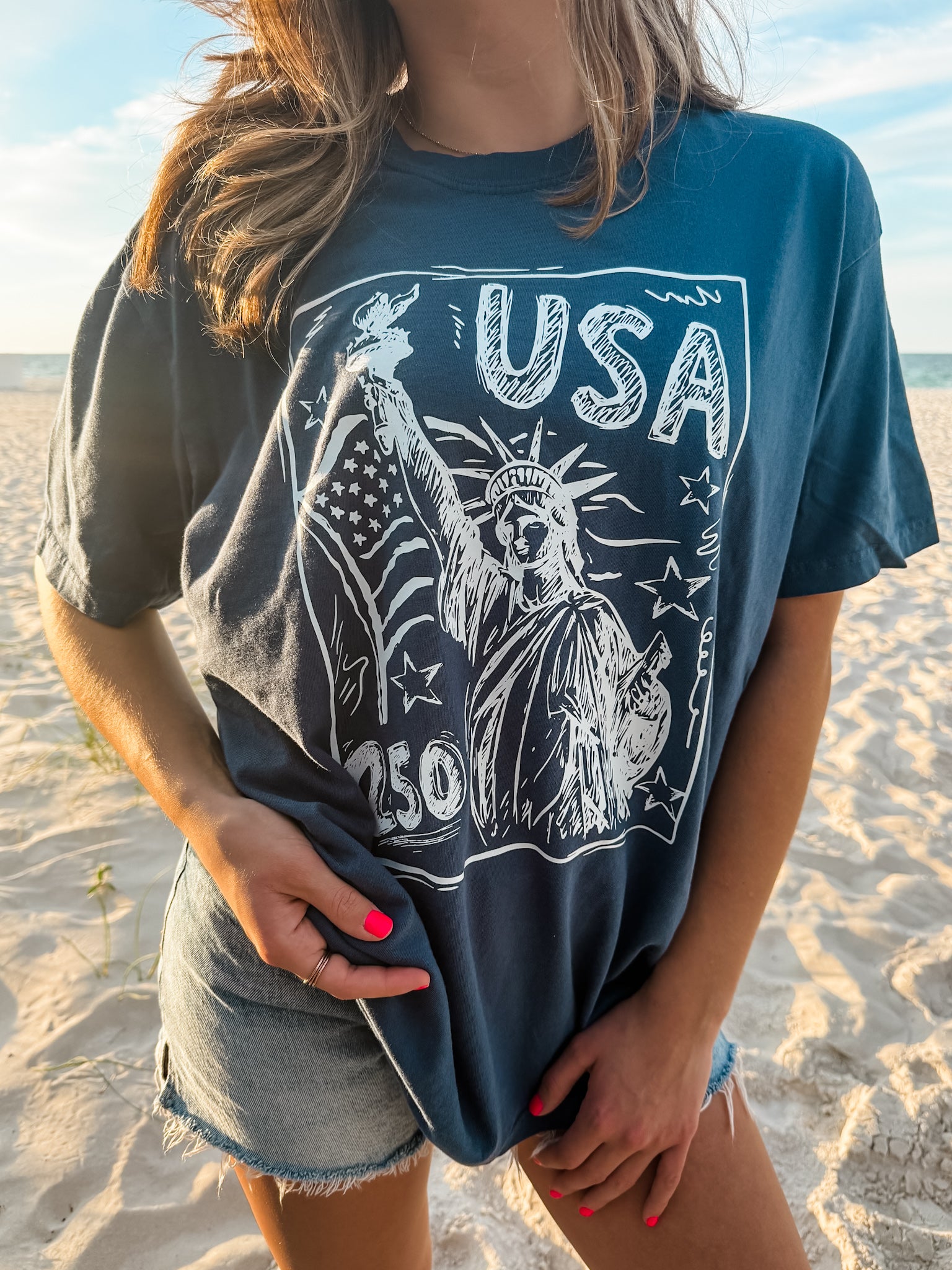 USA Stamp Tee – TEES by Taylor