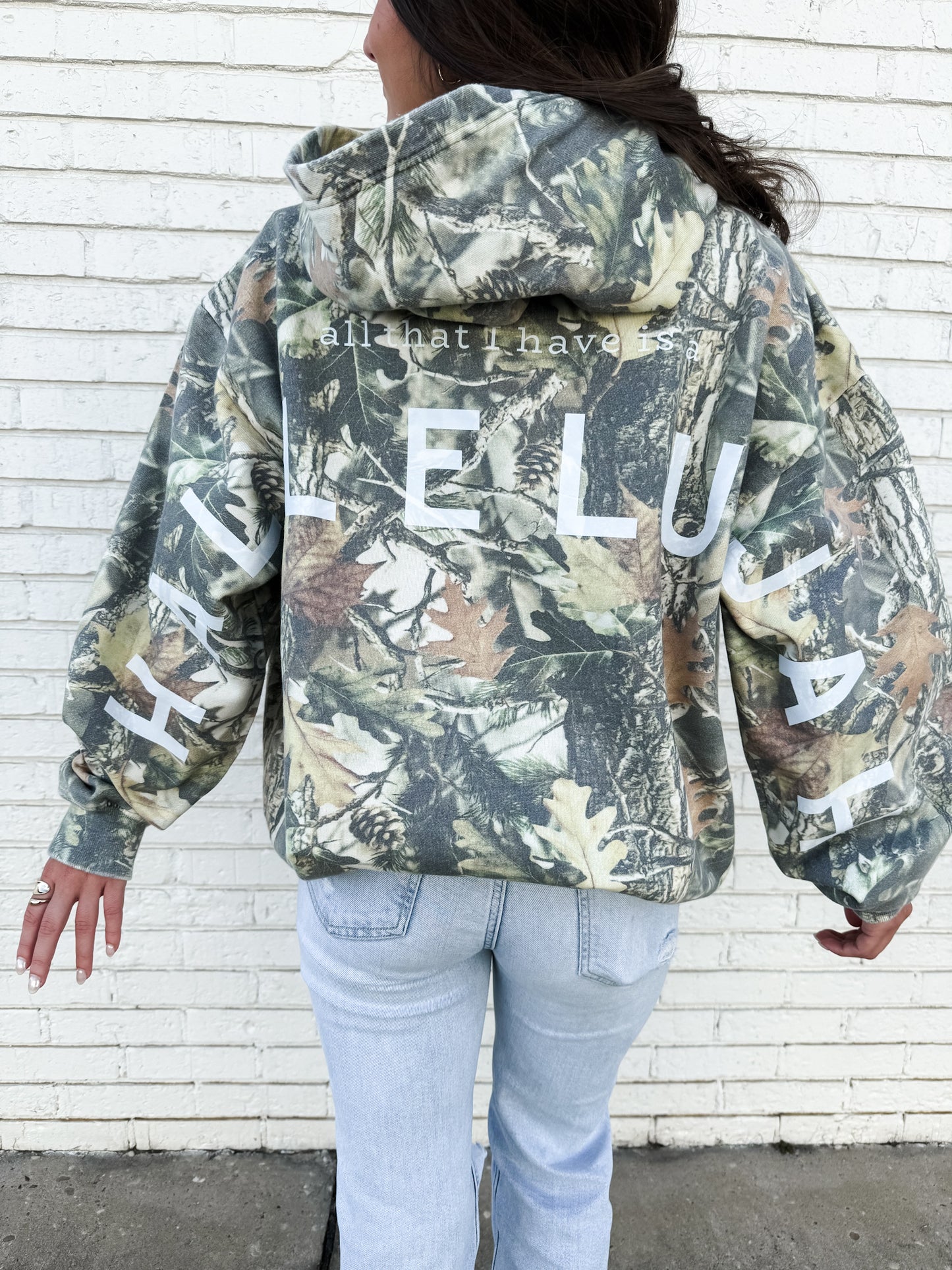 HALLELUJAH Camo Hoodie