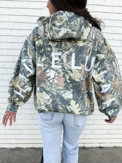 HALLELUJAH Camo Hoodie