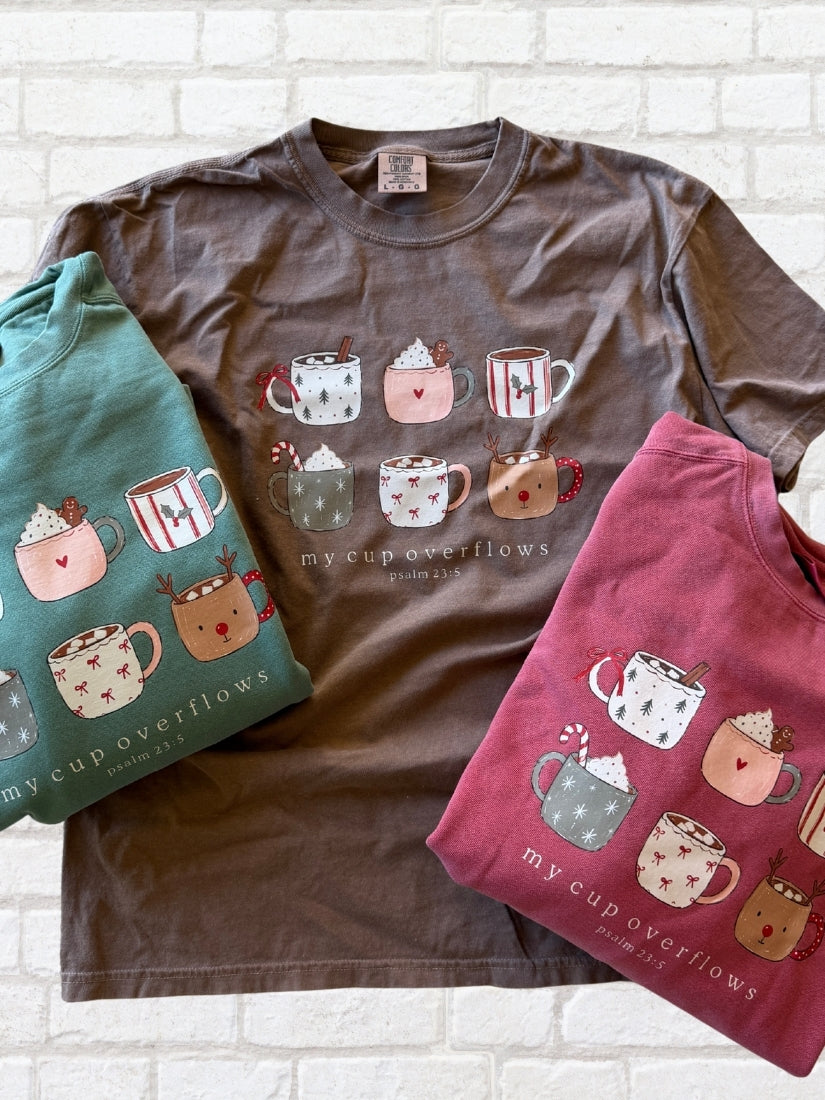 Christmas Cup Overflows Tee/Sweatshirt