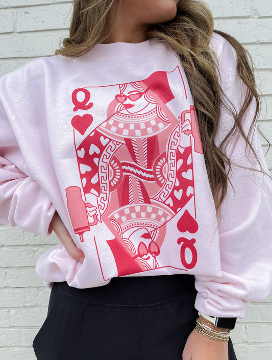 QUEEN of Hearts Sweatshirt