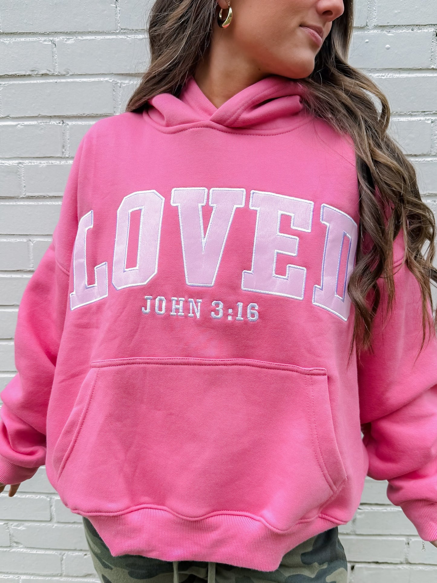 LOVED Appliqué Hoodie