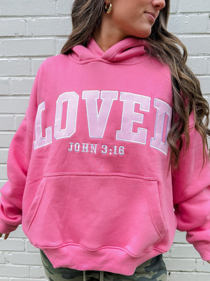 LOVED Appliqué Hoodie