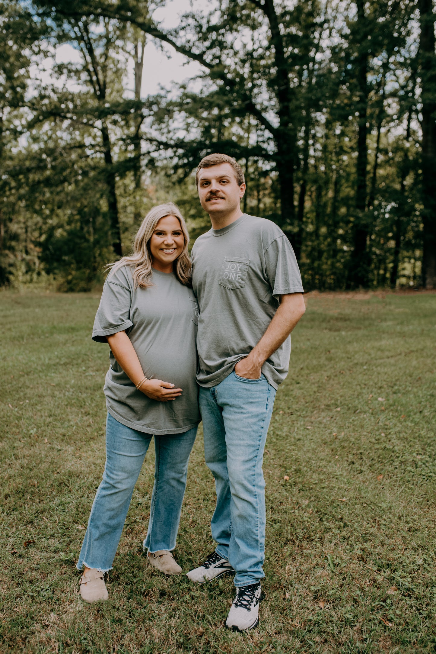 Joy Over One Pocket Tee