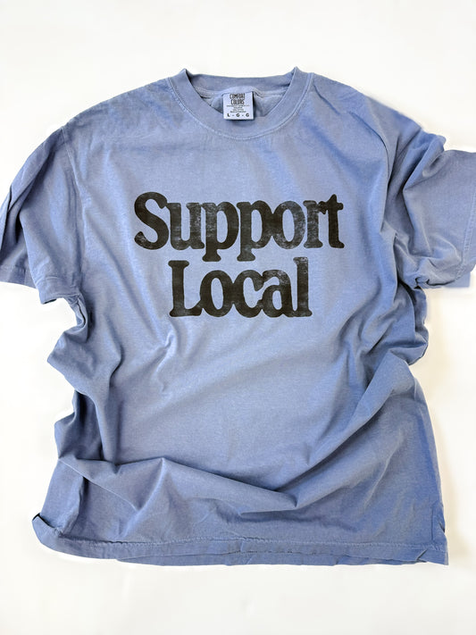 Vintage Support Local Tee