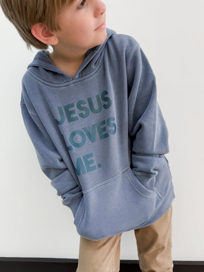 Kids Jesus Loves Me Hoodie