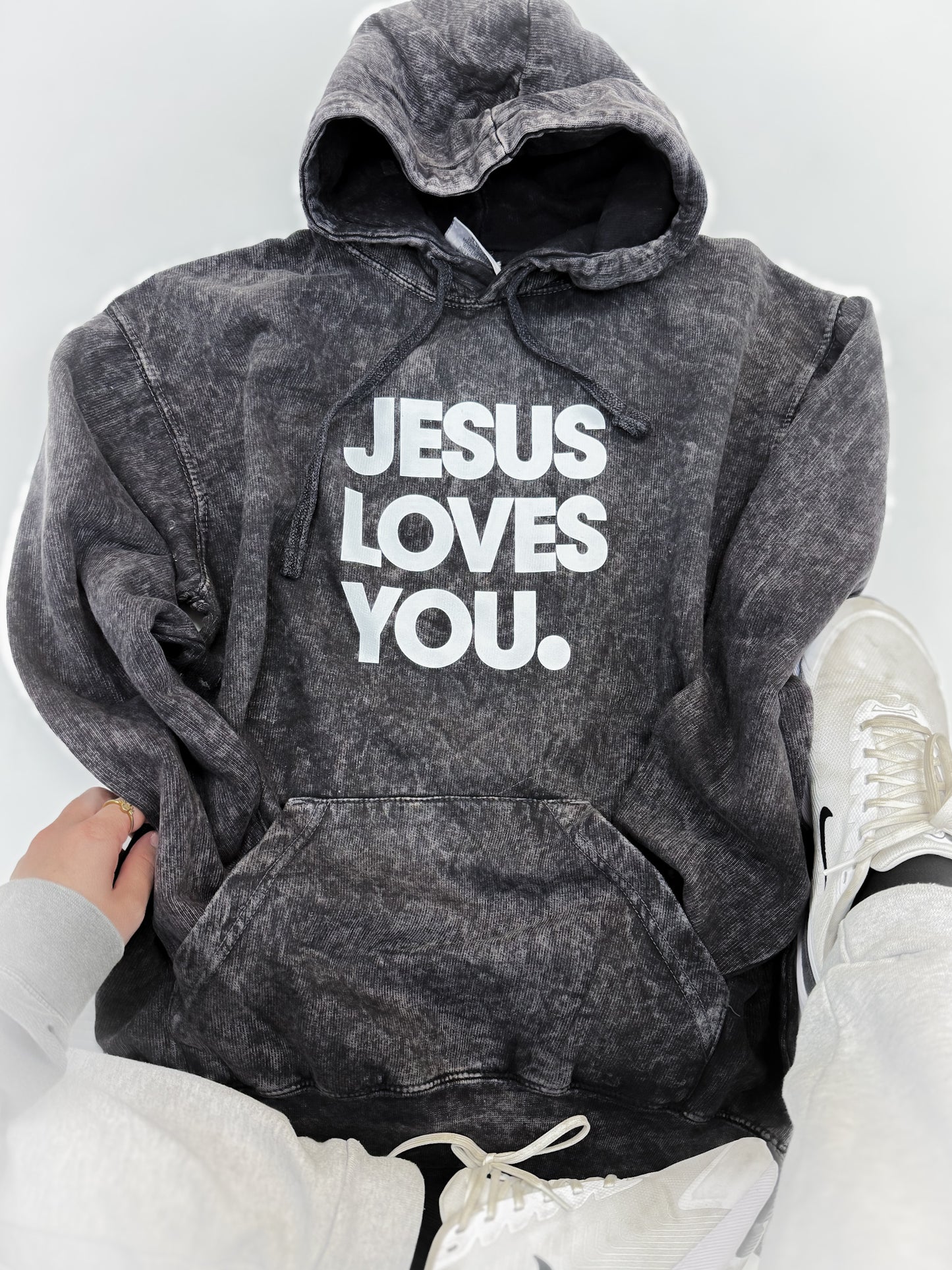 JLY Mineral Washed Hoodie