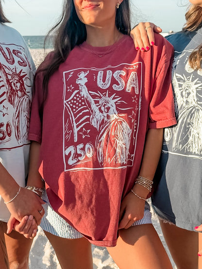 USA Stamp Tee