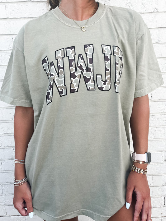 Camo WWJD Tee