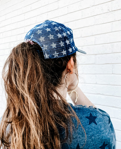 Distressed USA Hat