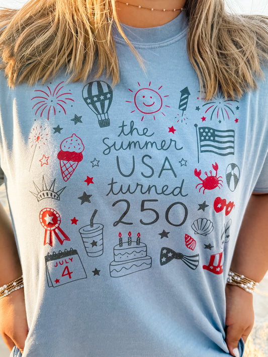 The Summer USA Turned 250 Tee