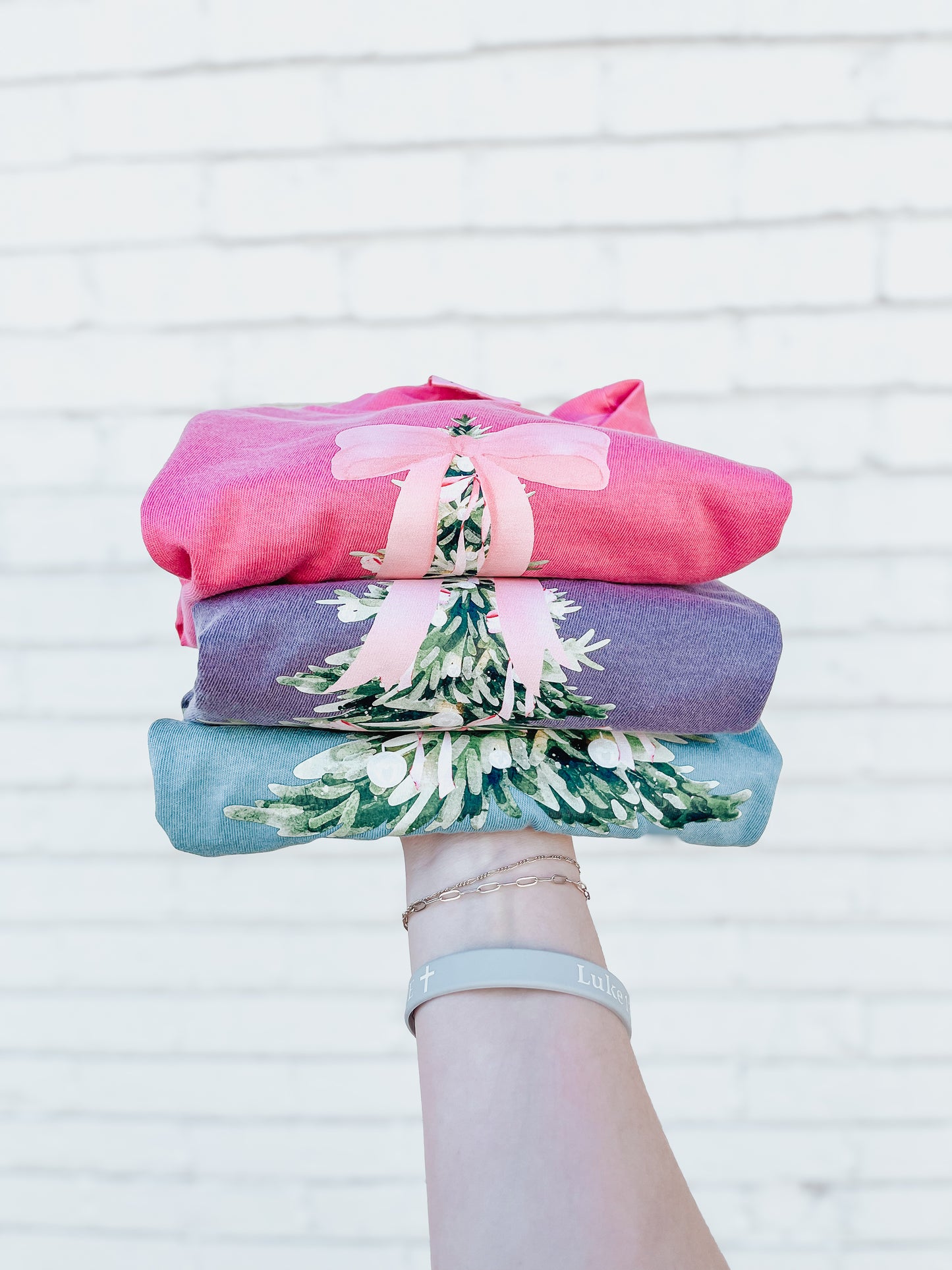 Christmas Tree Bow Tee