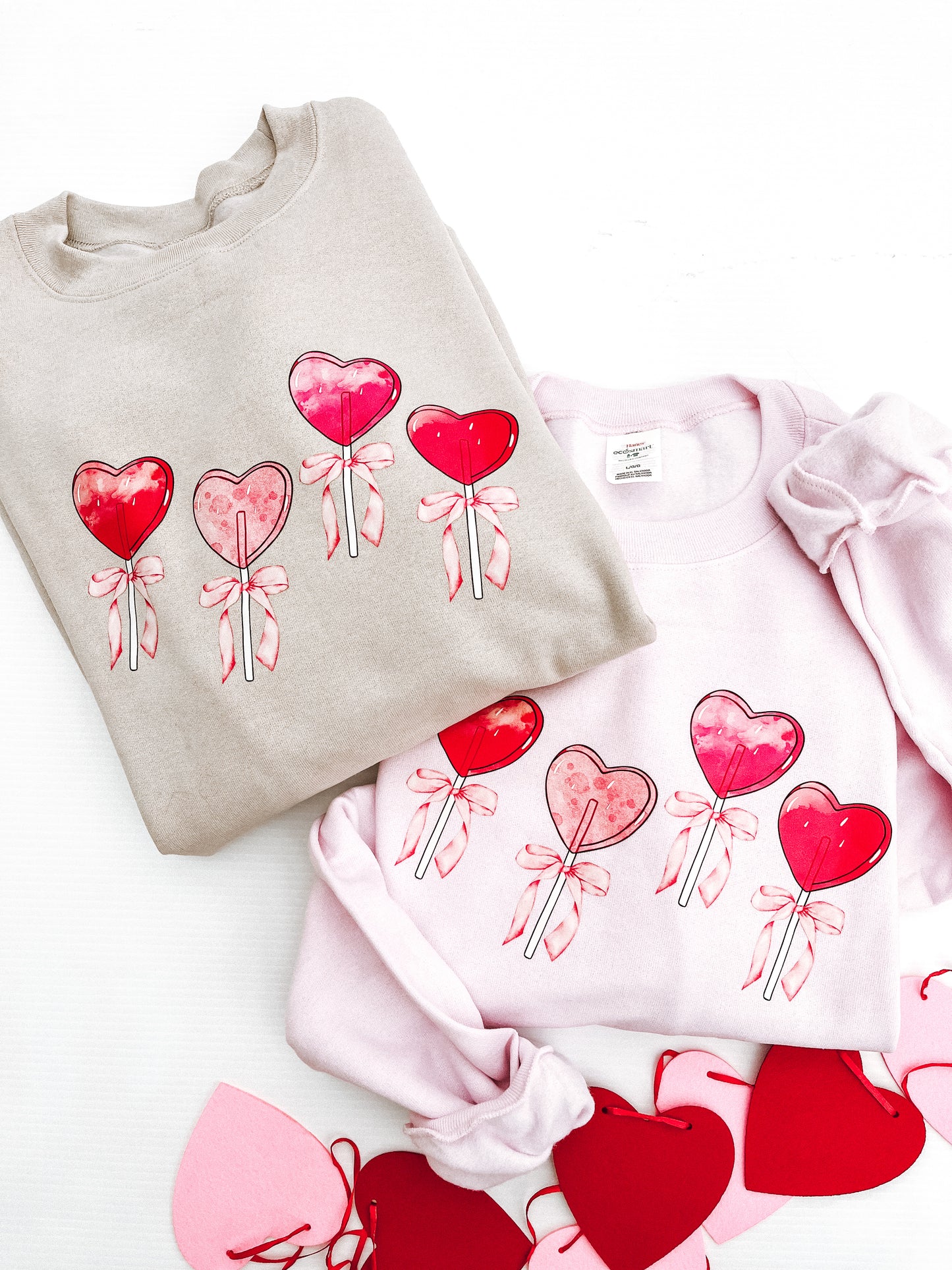 Valentine Heart Lollipop Sweatshirt