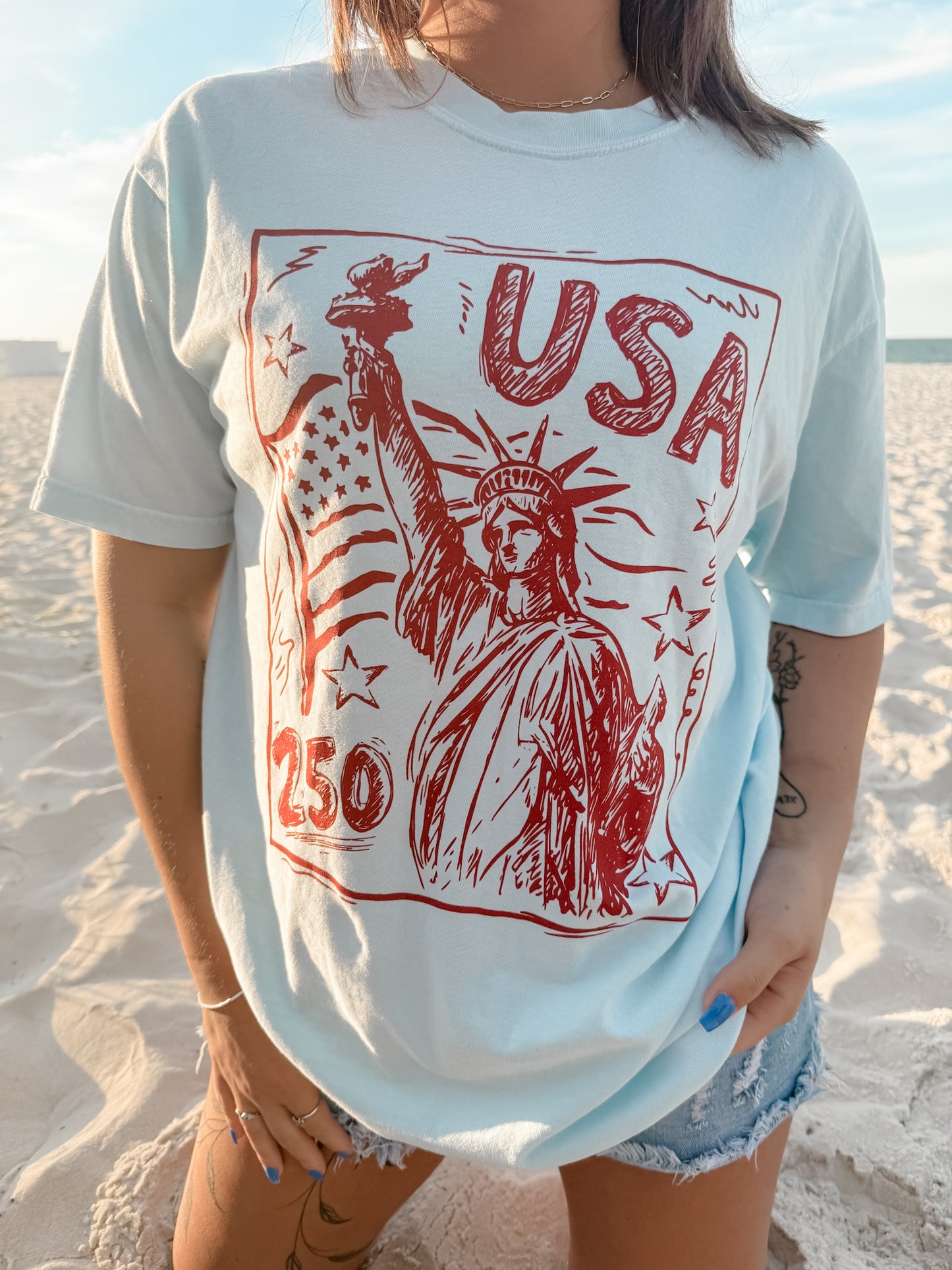 USA Stamp Tee