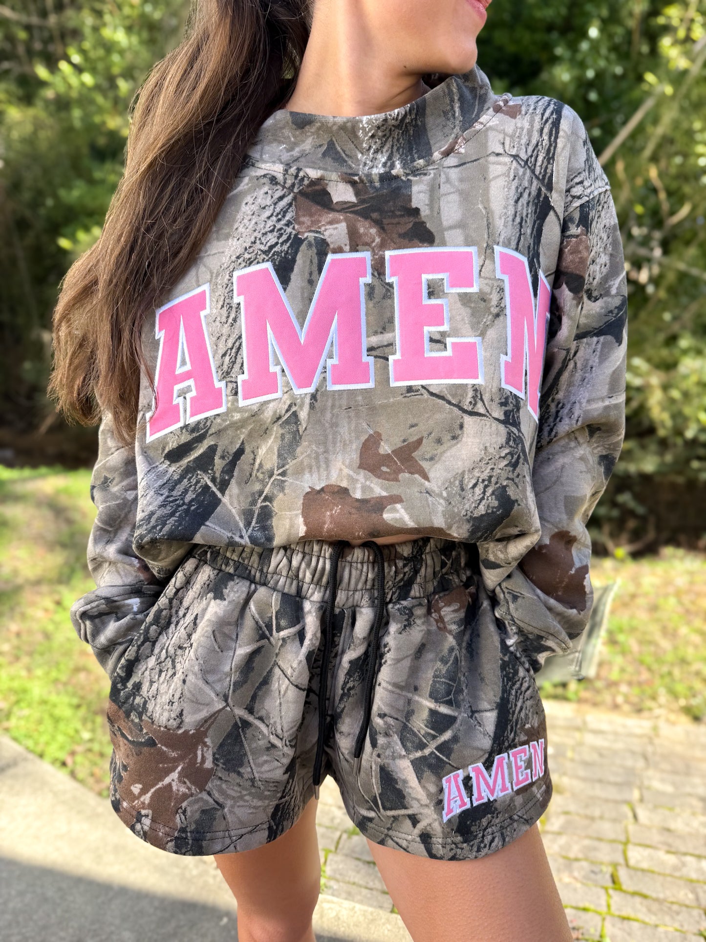 AMEN Mock-Neck Camo Set