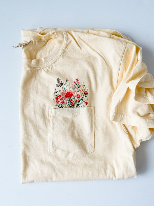 Pocket Full of Flowers Tee