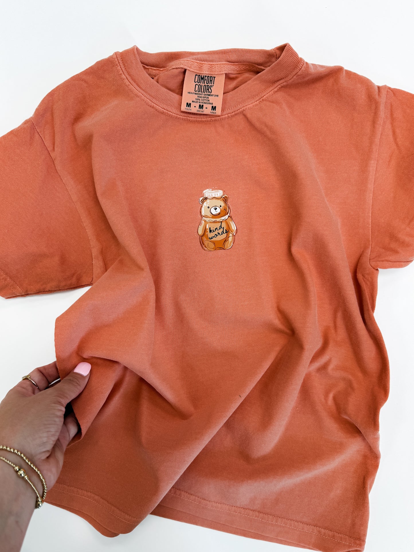 Terracotta Kind Words Honey Bear Tee