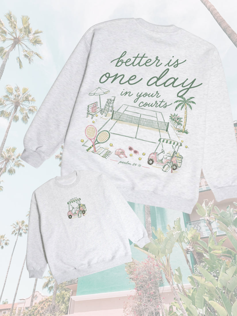 Country Club Courts Sweatshirt