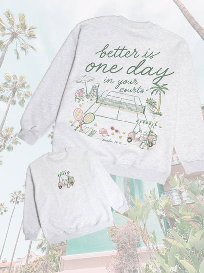 Country Club Courts Sweatshirt