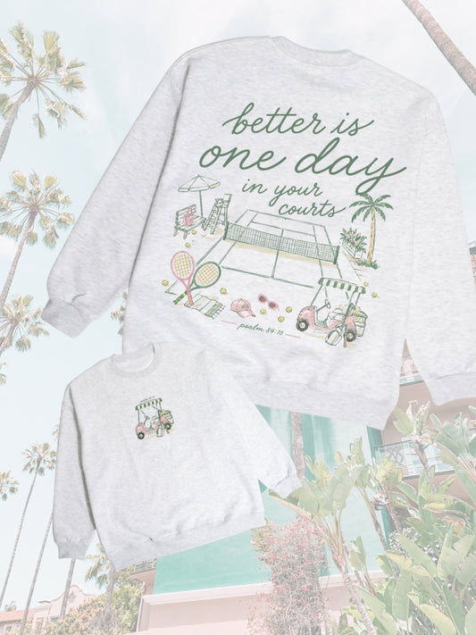 Country Club Courts Sweatshirt