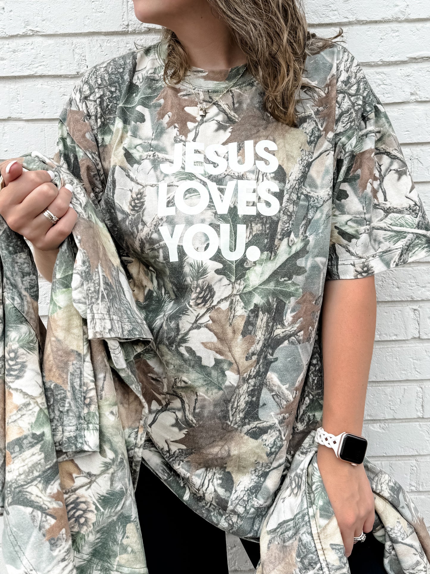 Jesus Loves You Camo Tee