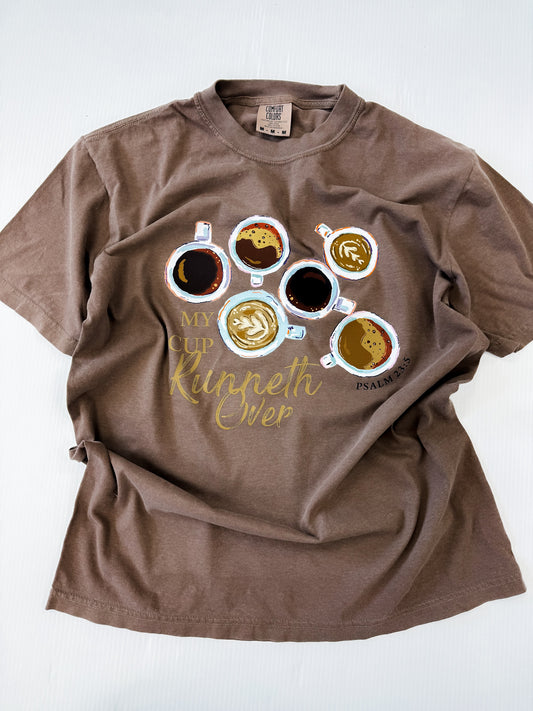 Runneth Over Coffee Tee