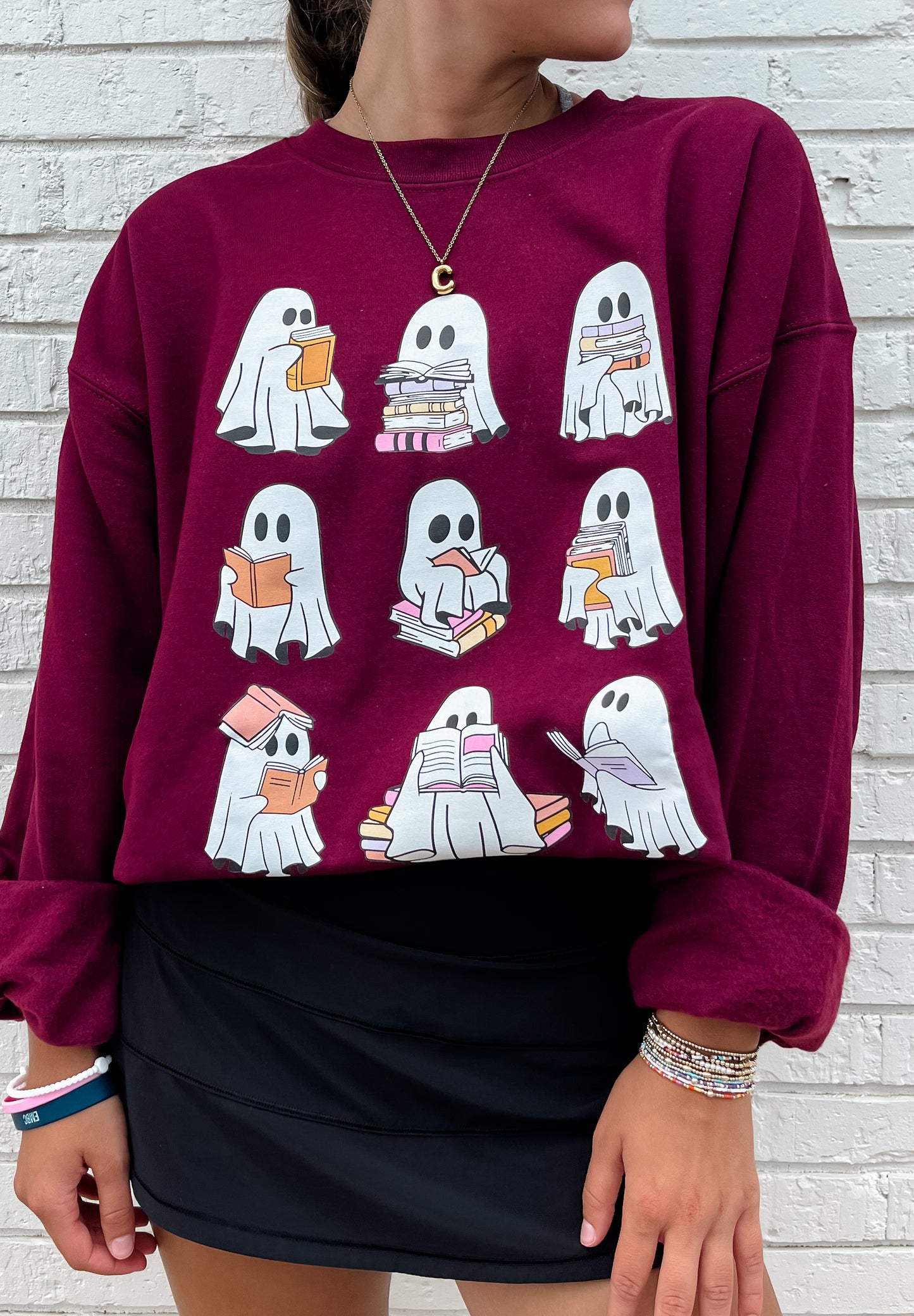 Book Reading Ghosts Sweatshirt