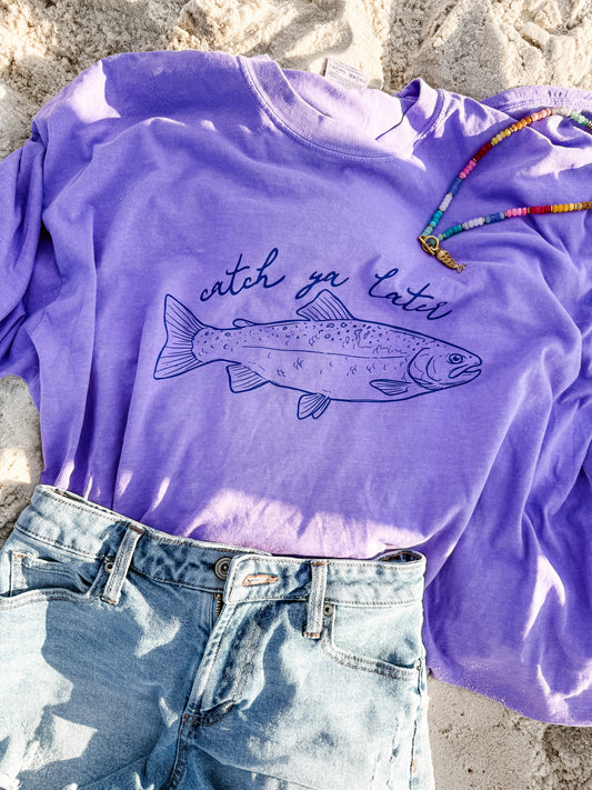 Catch Ya Later Violet Tee