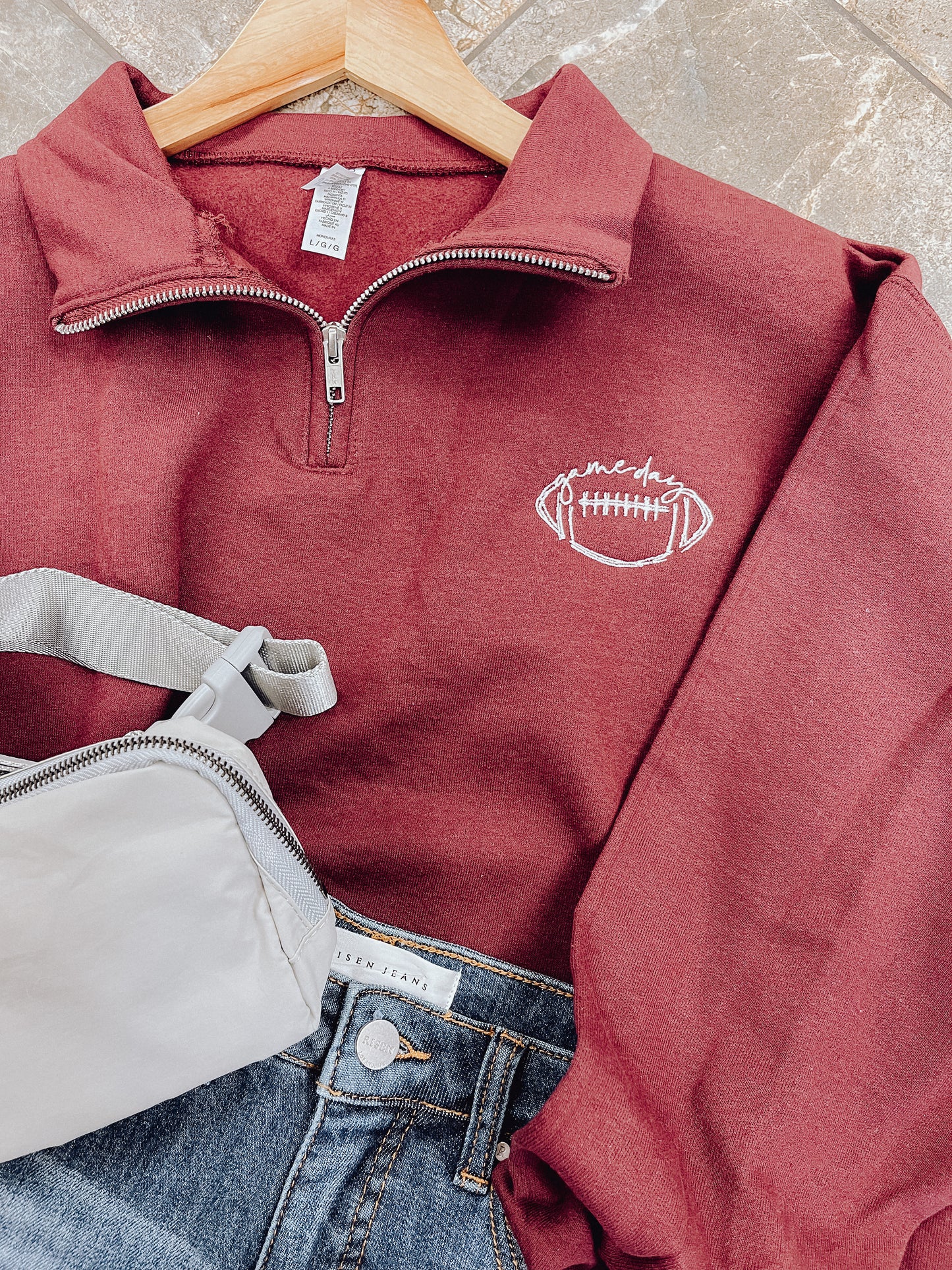 Gameday Embroidered Quarter-Zip