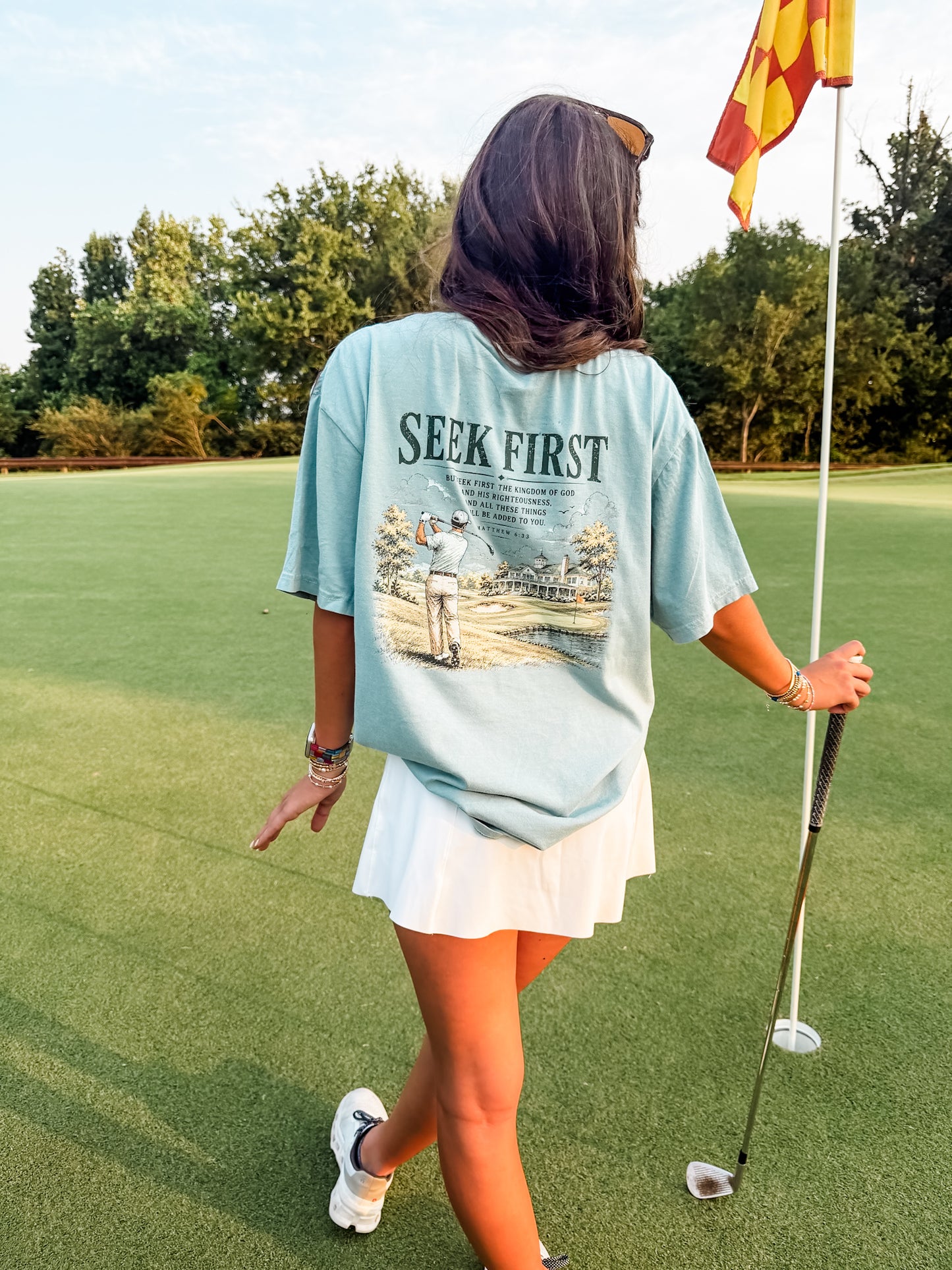 Seek First Golf Tee