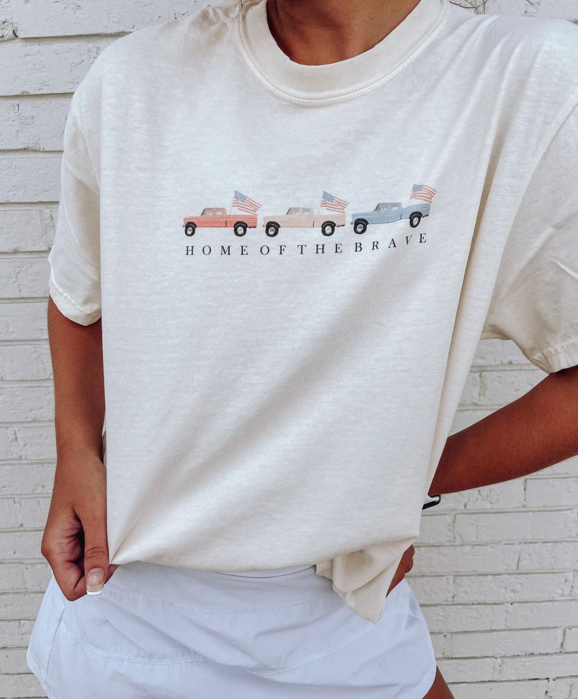 Home of the Brave Trucks Tee