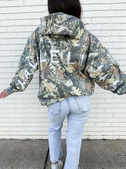 HALLELUJAH Camo Hoodie