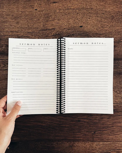 Sermon Notes Journal